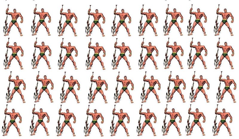 Aquaman character grid