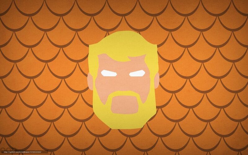 Aquaman character illustration