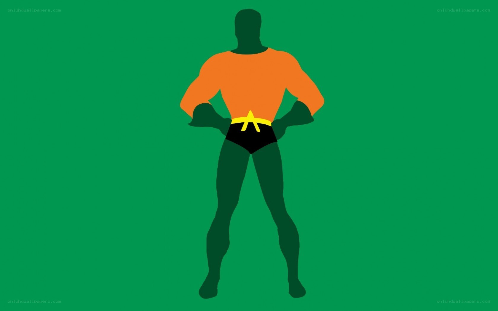 Aquaman character silhouette