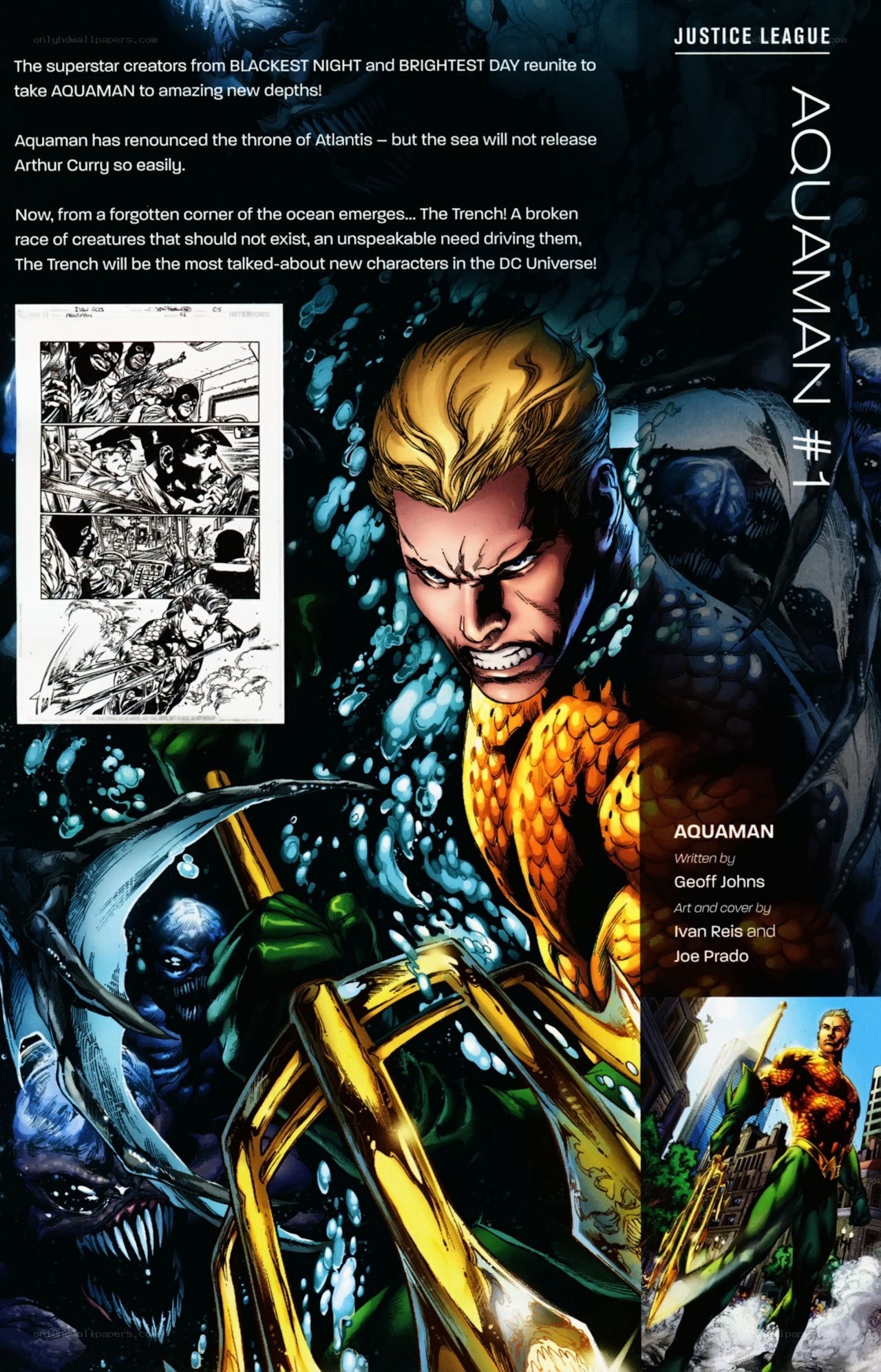 Aquaman comic book cover