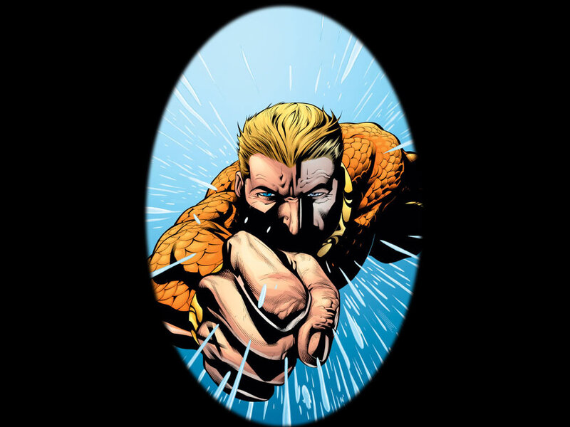 Aquaman in Action — Blue