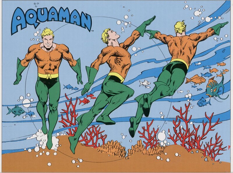 Aquaman in the ocean