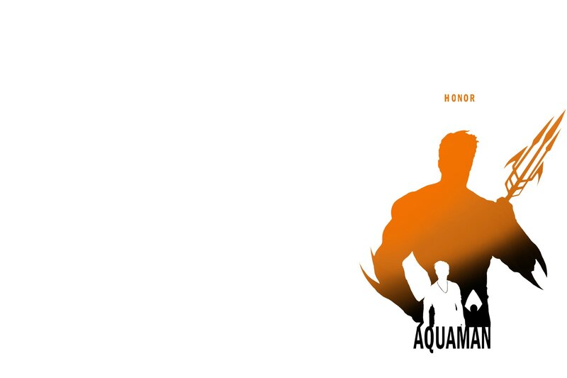 Aquaman silhouette artwork