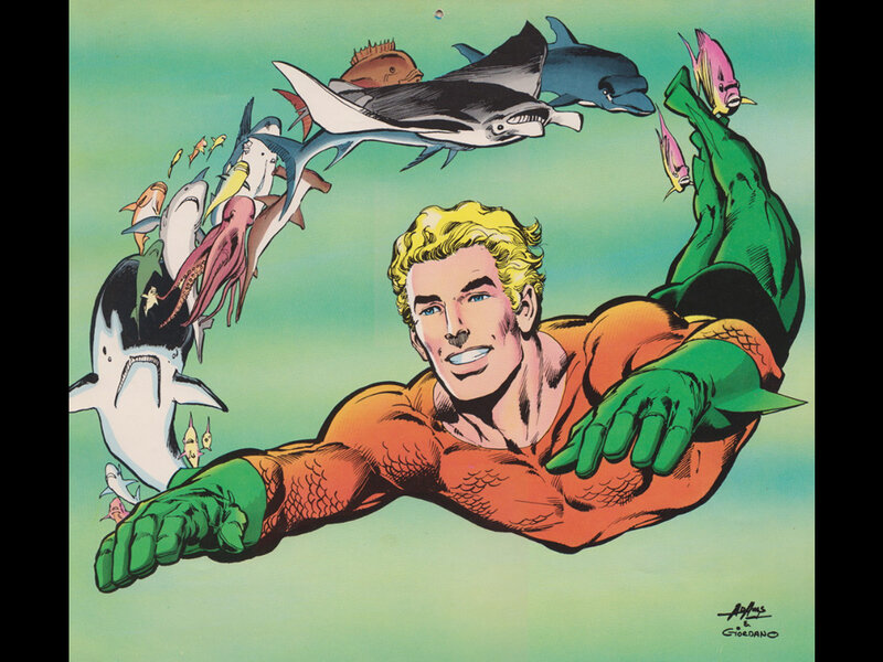 Aquaman Swimming