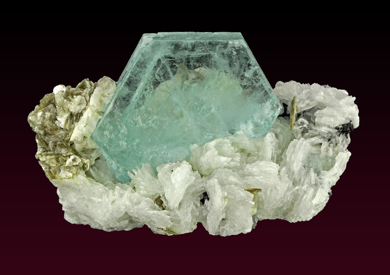 Aquamarine Crystal Cluster