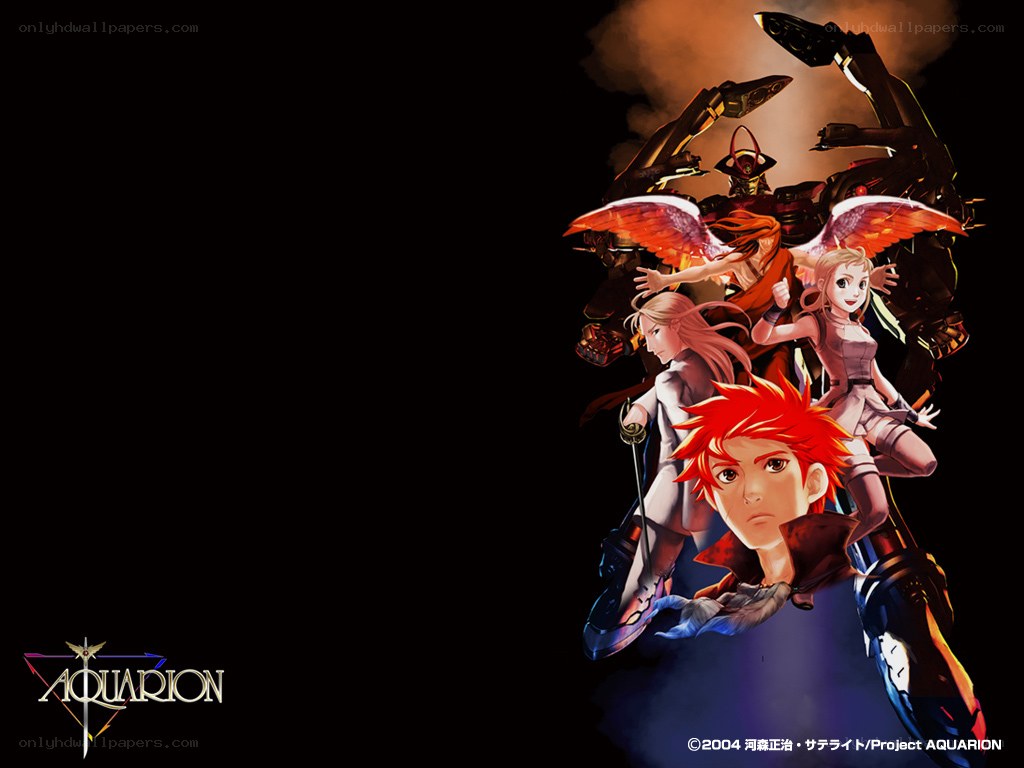 Aquarion anime character art