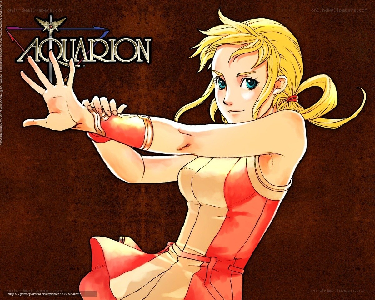 Aquarion anime character artwork