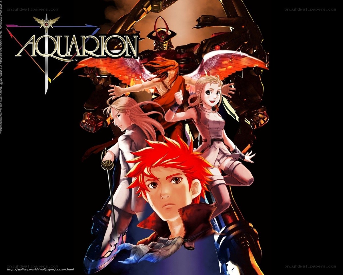 Aquarion anime promotional art