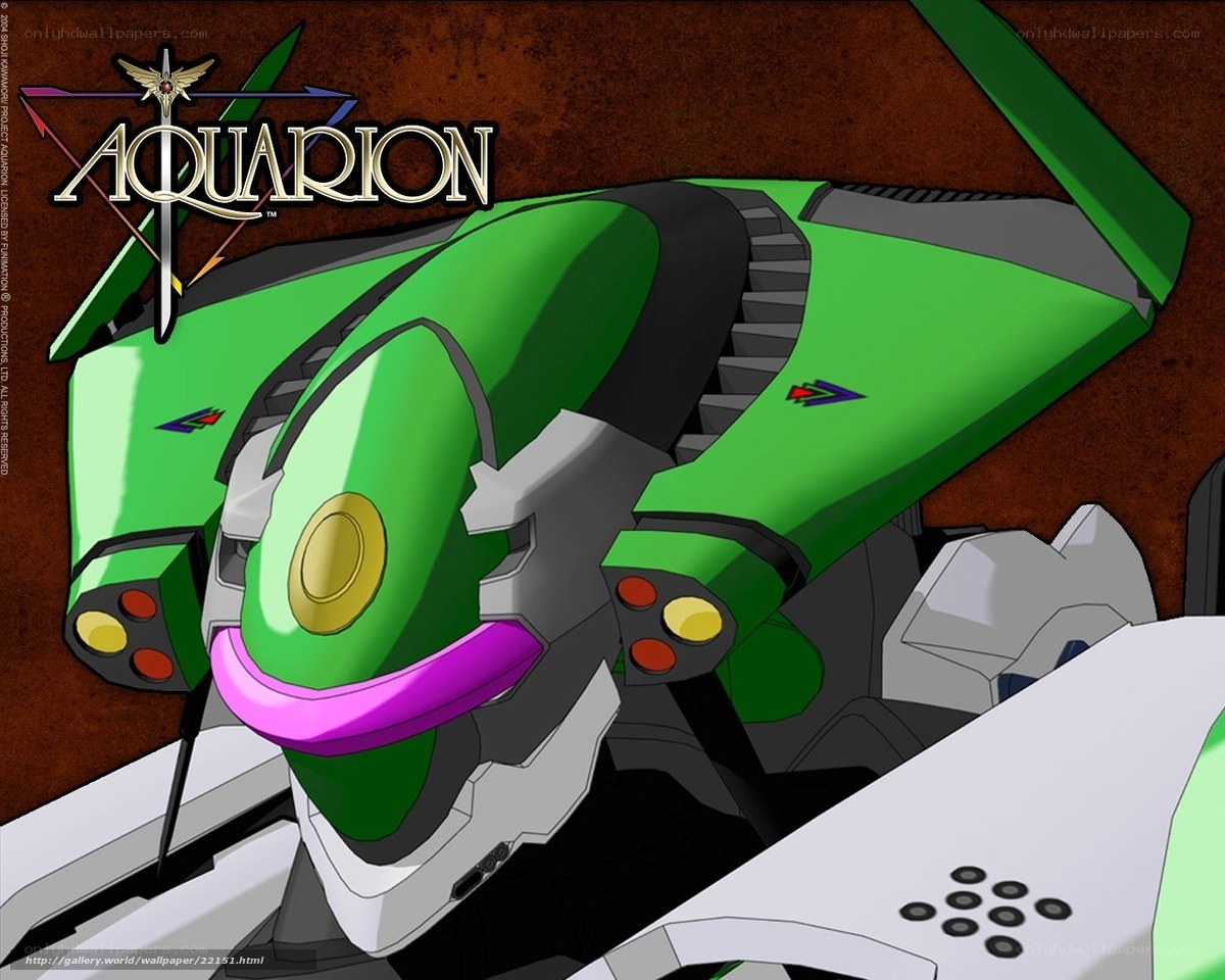 Aquarion mecha close-up
