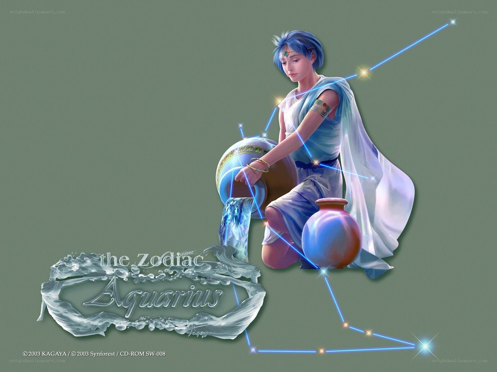 Aquarius zodiac artwork