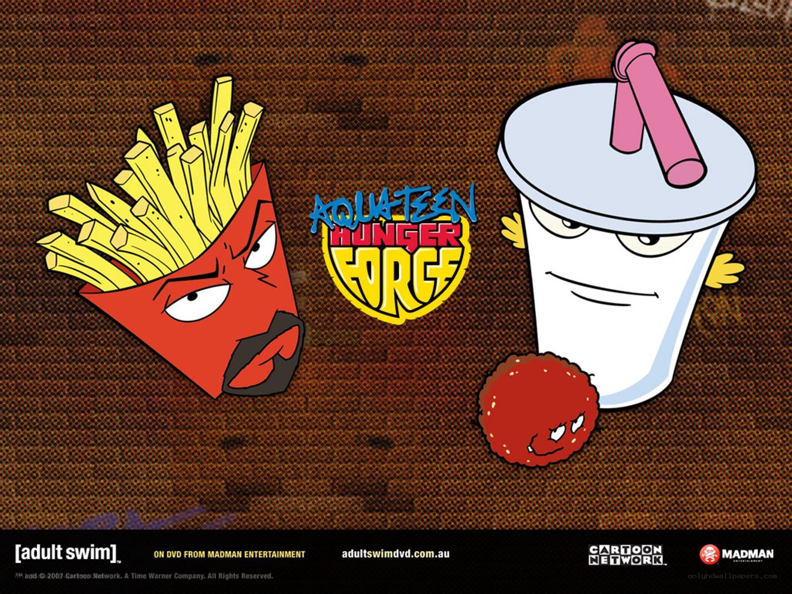 Aquatic Hunger Force characters