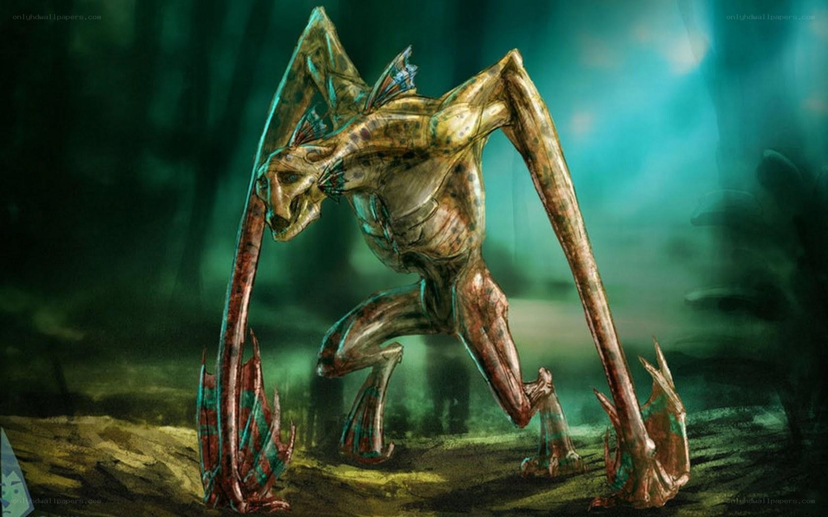 aquatic monster concept art