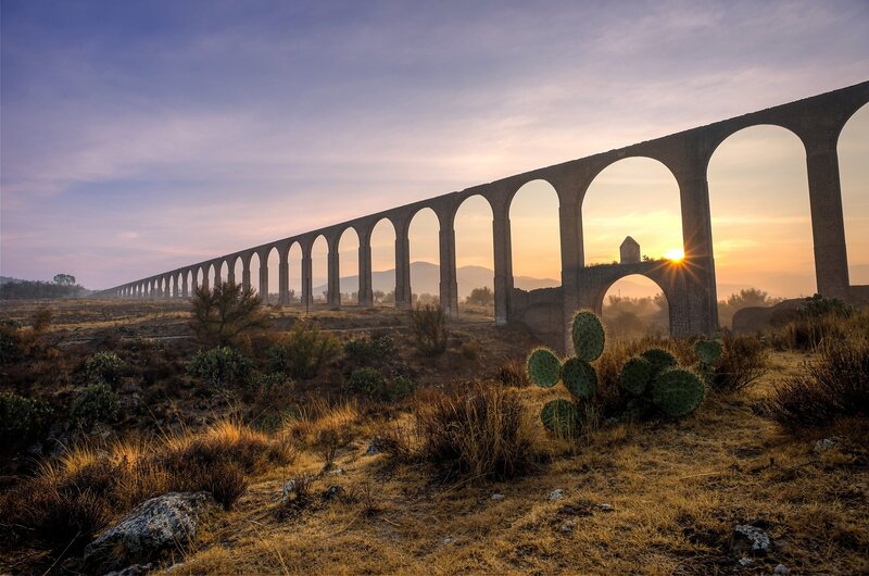 Aqueduct at Sunrise