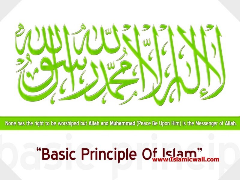 Arabic Calligraphy Text — Green, Serene, Vector Art