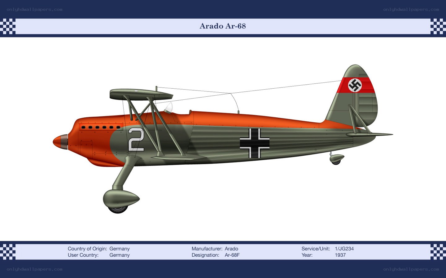 Arado Ar-68 aircraft