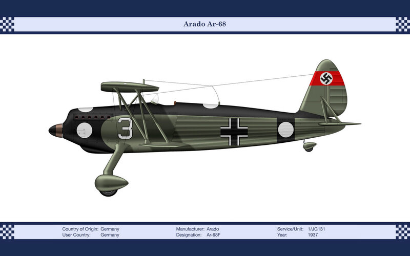 Arado Ar-68 aircraft