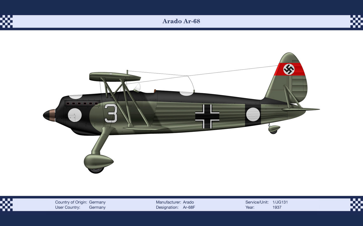 Arado Ar-68 aircraft