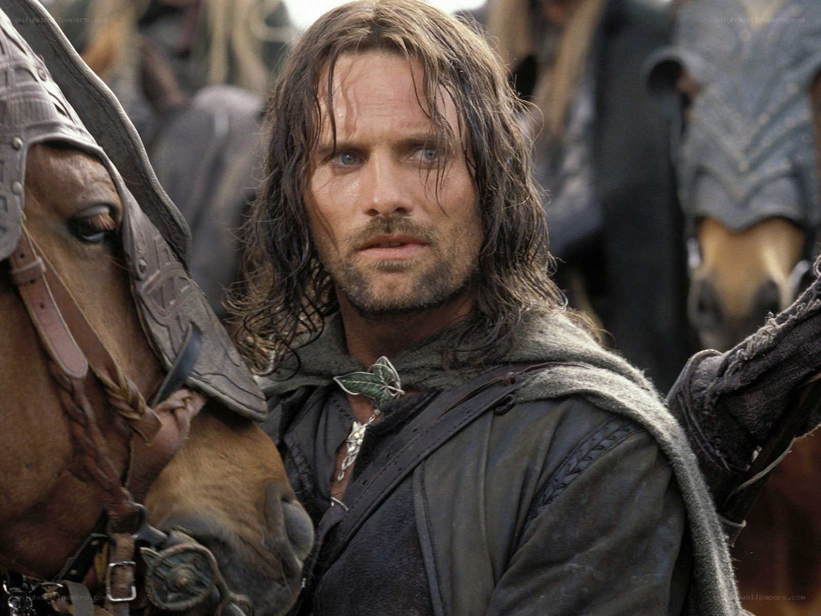 Aragorn on horseback