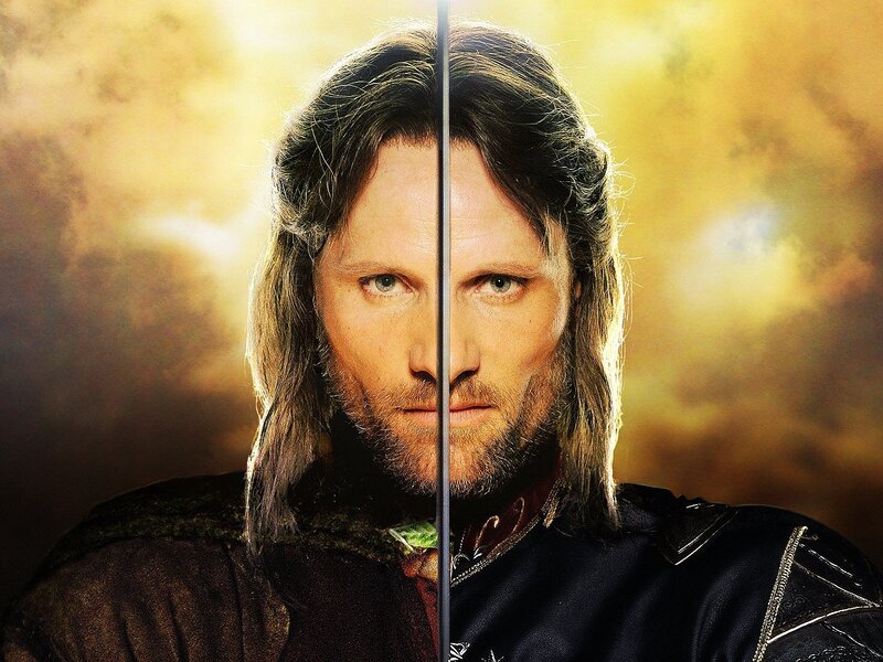 Aragorn with sword
