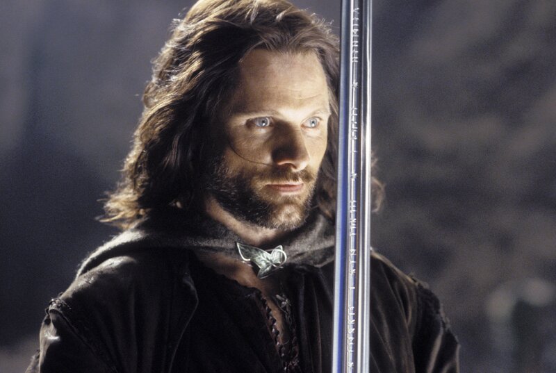 Aragorn with sword