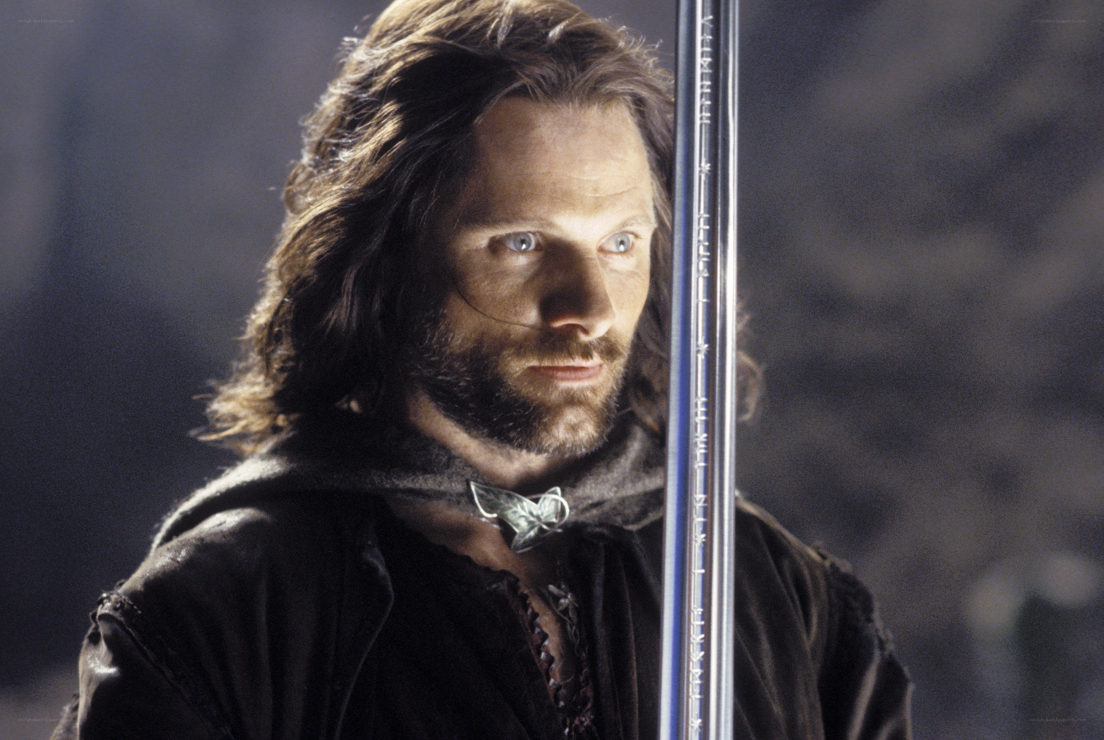Aragorn with sword