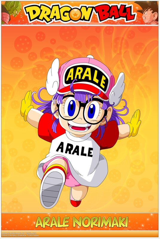 Arale Norimaki character art