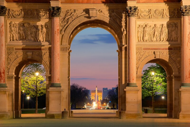 Arc De Triomphe Du Carrousel — Beige, Serene