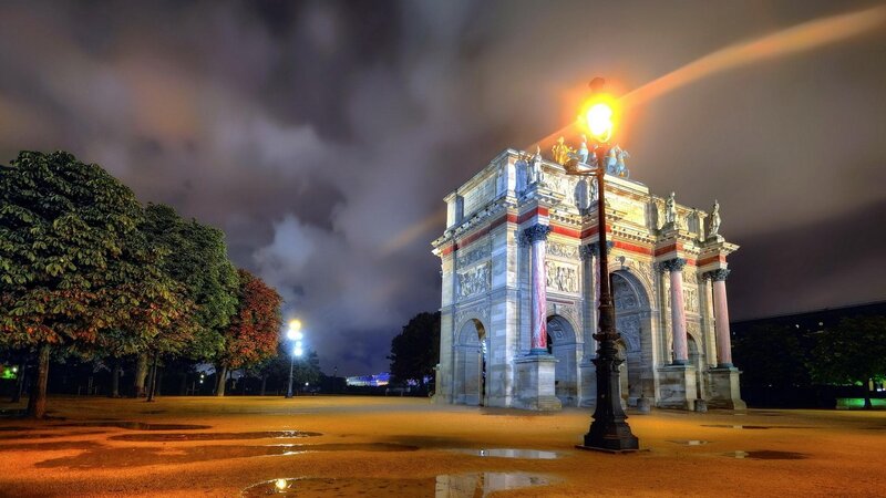 Arc De Triomphe Du Carrousel — Orange