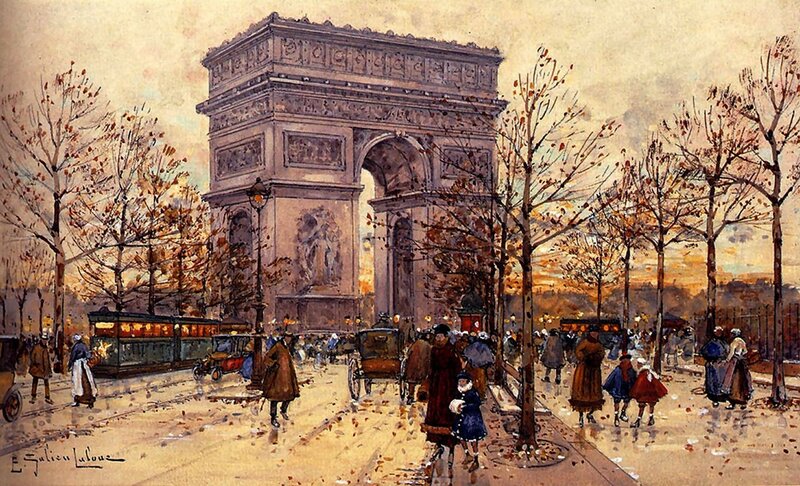 Arc De Triomphe in Autumn
