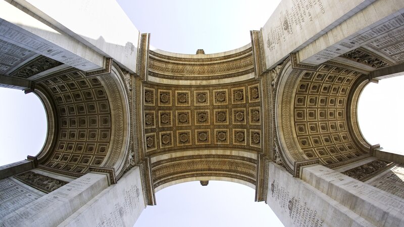 Arc De Triomphe Interior — Beige