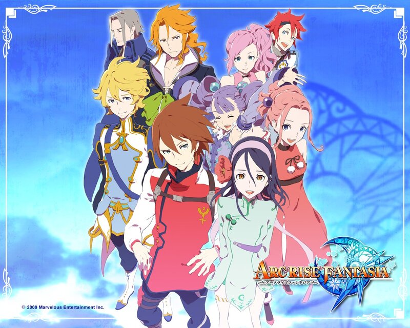 Arc Rise Fantasia characters