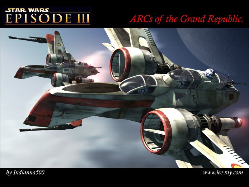 ARC Starfighters in Flight