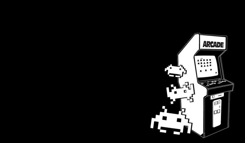 Arcade Game Machine — Black