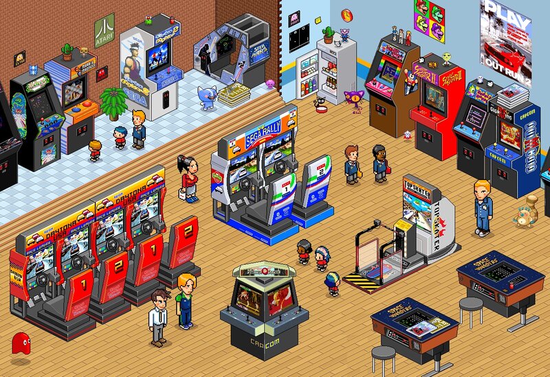 Arcade Game Machines — Brown