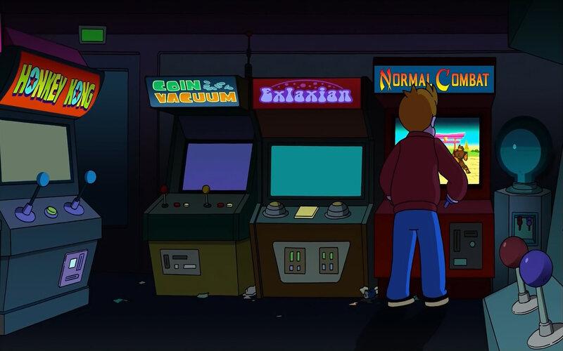 Arcade game scene