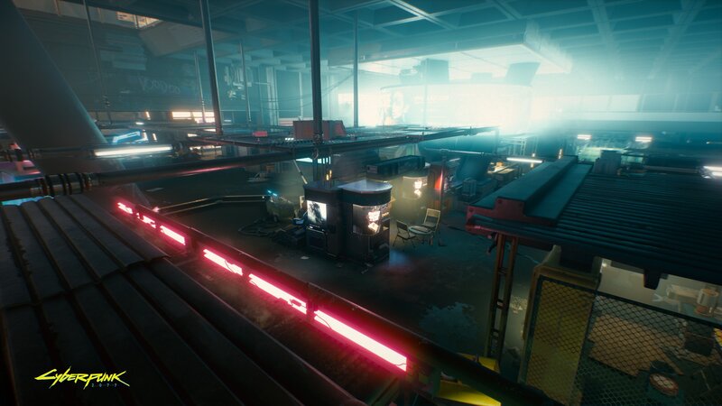 Arcade Machine in Warehouse