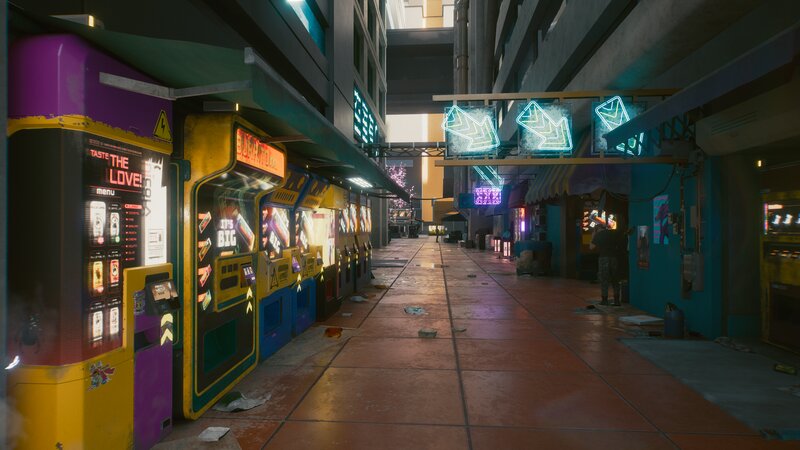 Arcade Machines in Alley
