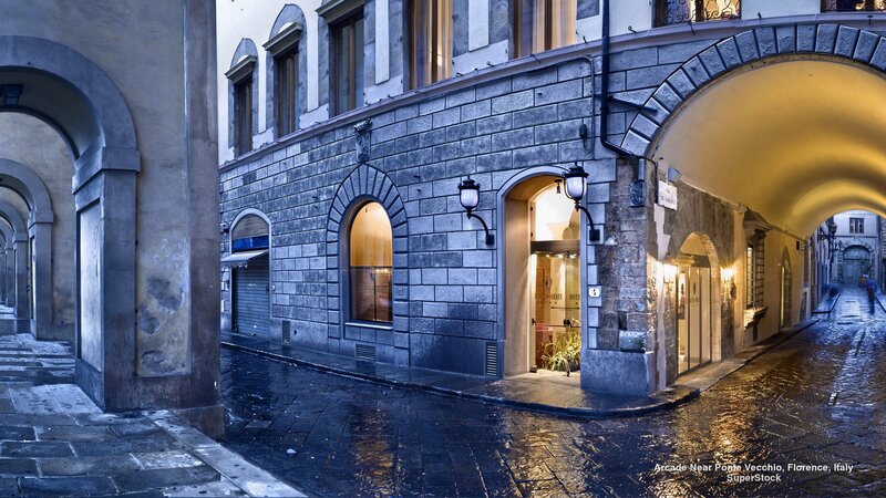 Arcade Near Ponte Vecchio