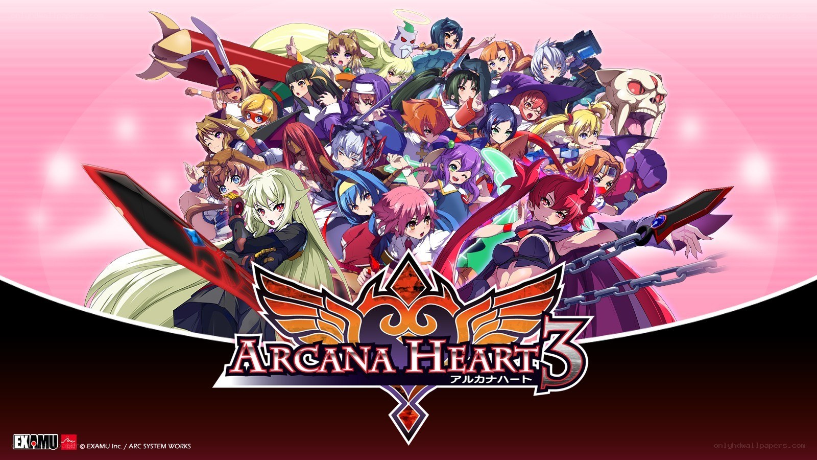 Arcana Heart 3 character lineup