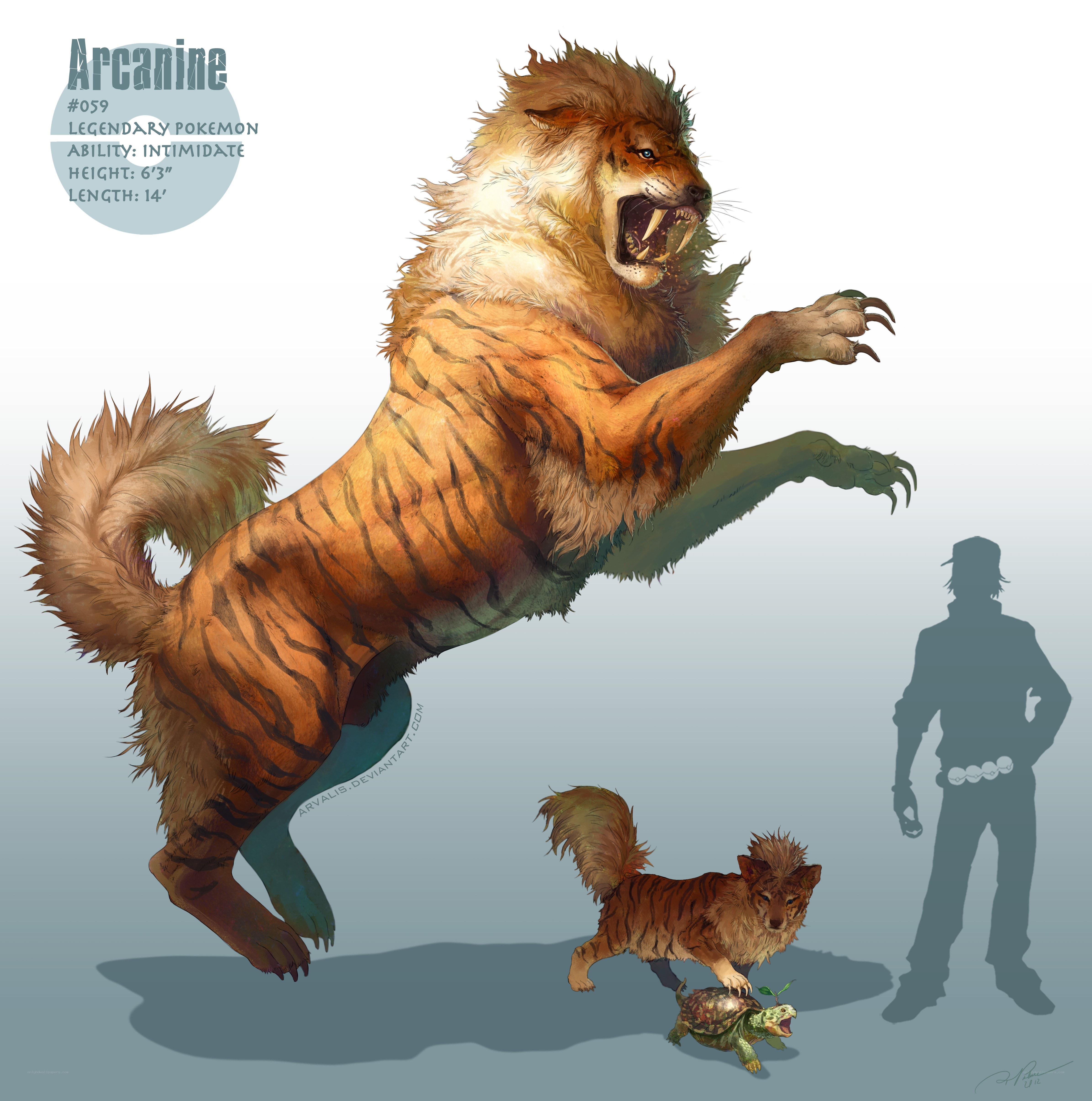 Arcanine concept art