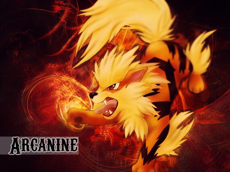Arcanine with Fire Attack