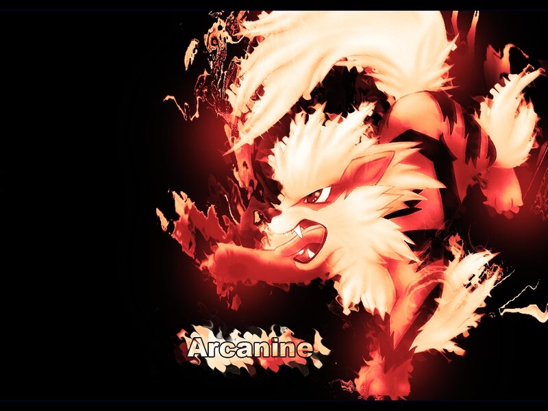 Arcanine with Flames