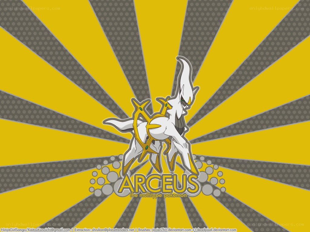 Arceus Pokemon artwork