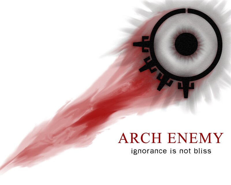 Arch Enemy logo with eye design