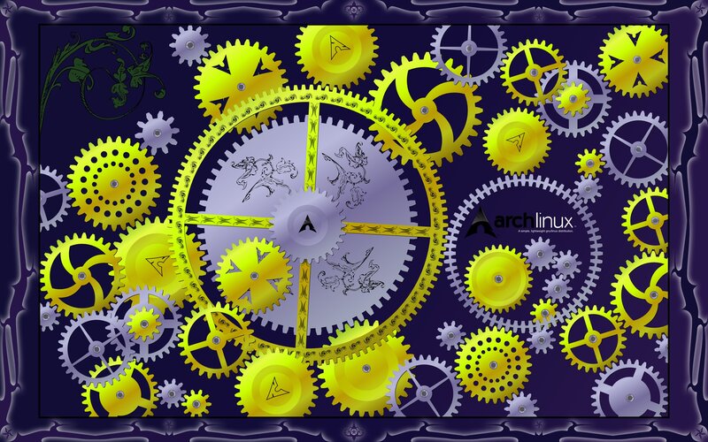 Arch Linux gear artwork