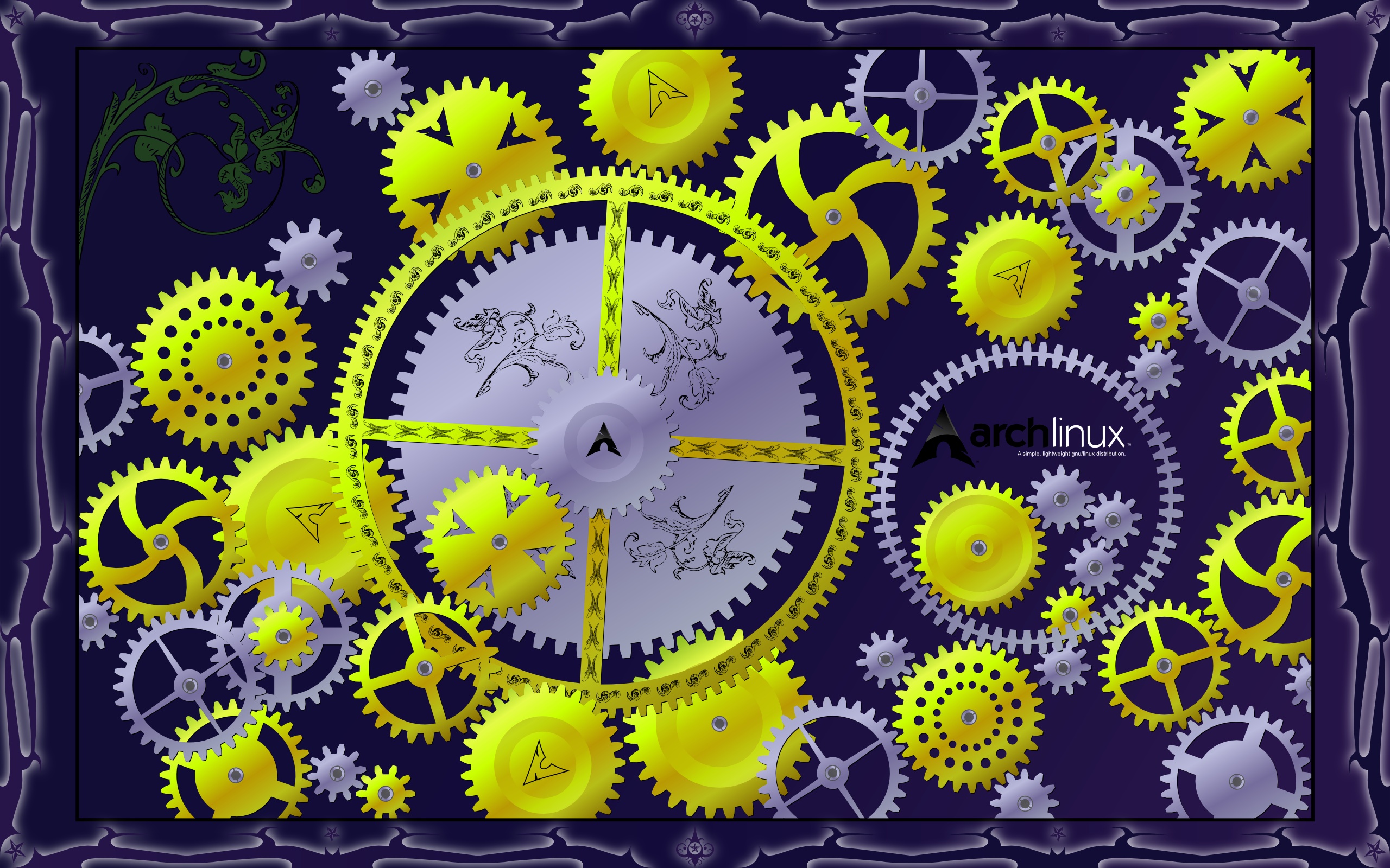 Arch Linux gear artwork