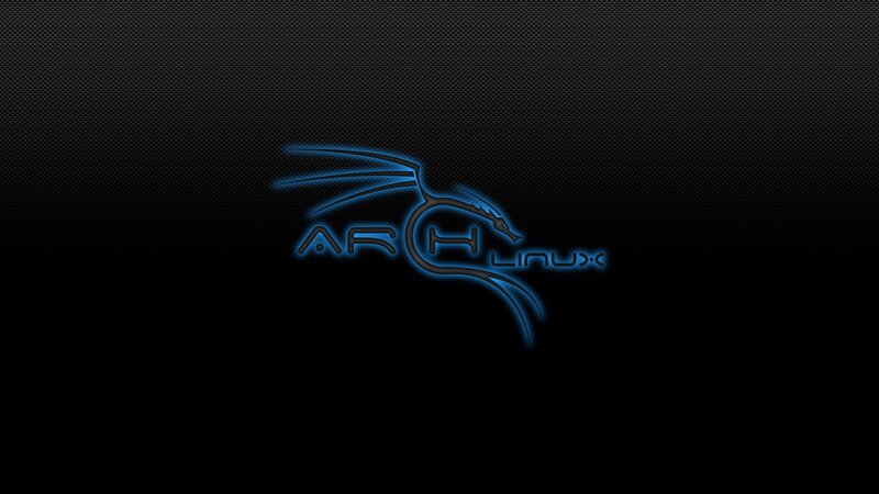 Arch Linux Logo — Black, Dark, Sleek