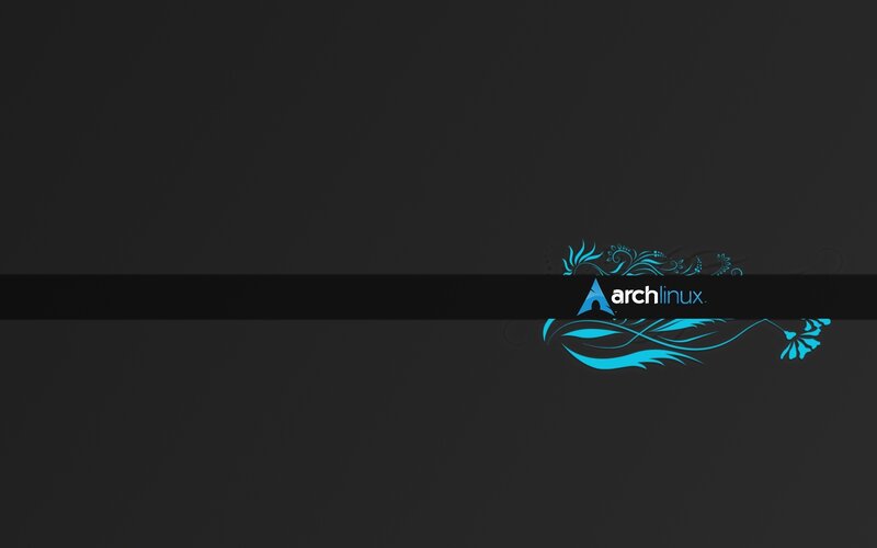 Arch Linux Logo — Black, Minimalist, Digital Art