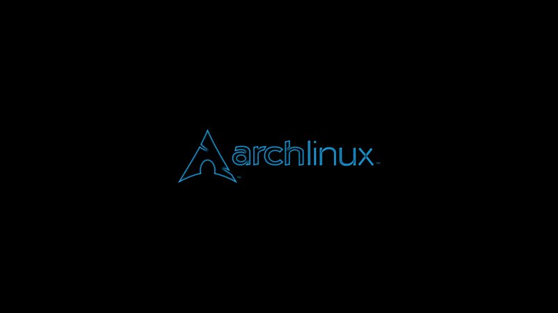 Arch Linux Logo — Black, Neutral, Minimalist