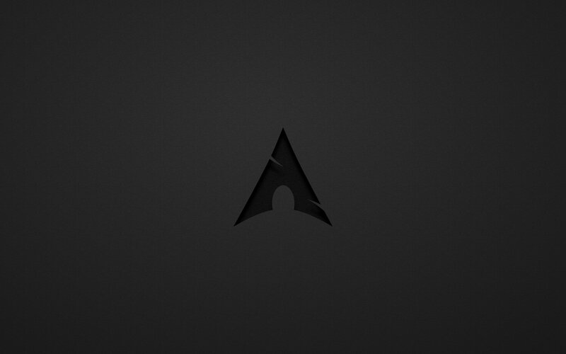 Arch Linux Logo — Black